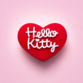 Coeur Rouge Hello Kitty
