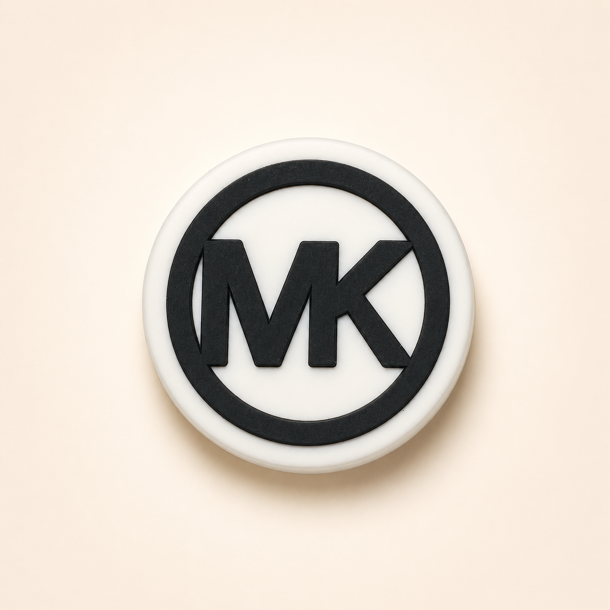 Micheal Kors Logo Rond N&B