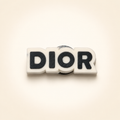 DIOR Logo Gras N&B