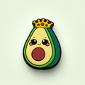 Avocat royal avec couronne