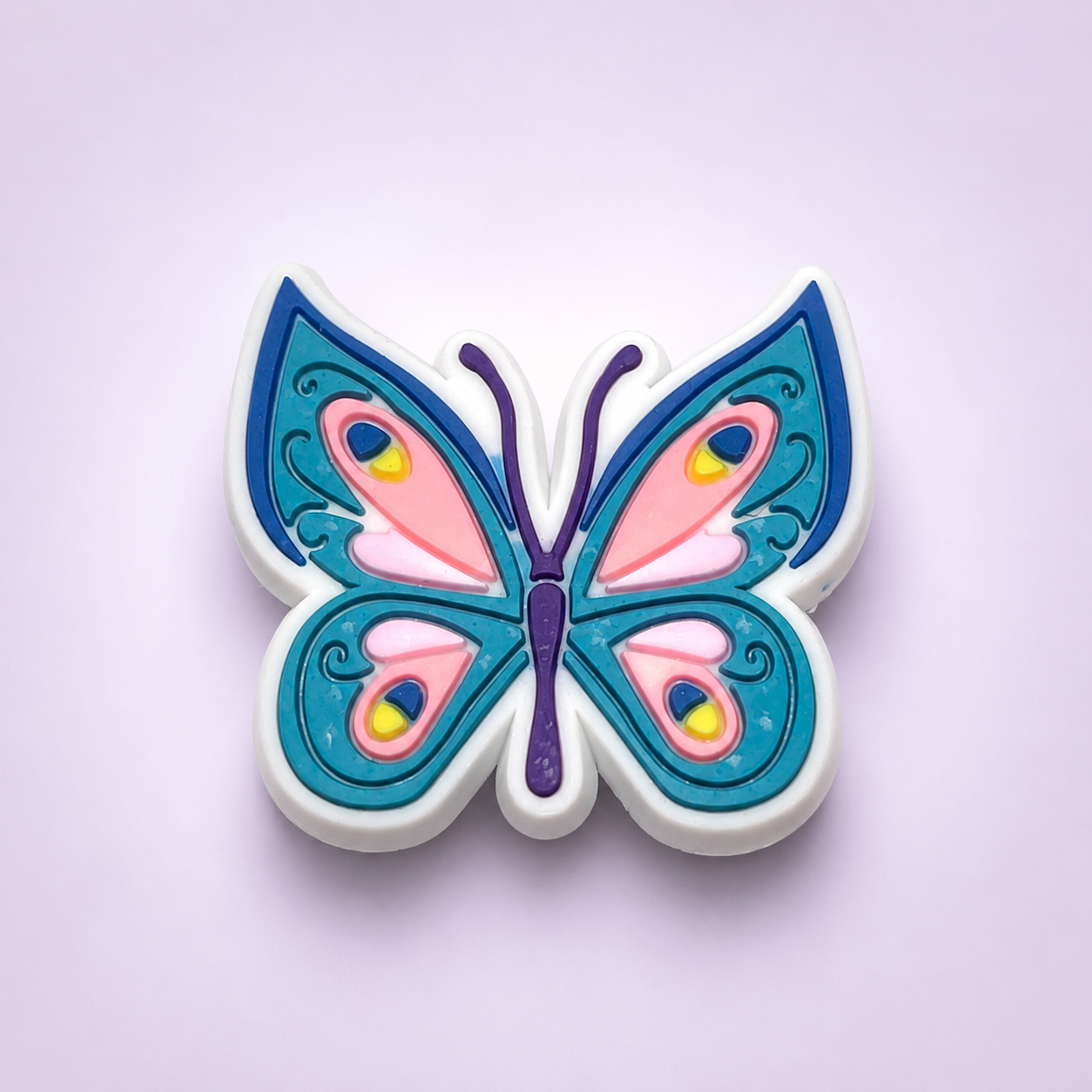 Papillon Bleu & Rose