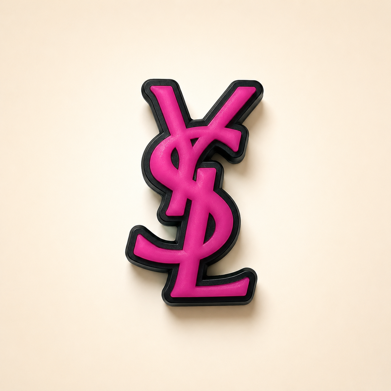 YSL Petit Logo Fushia